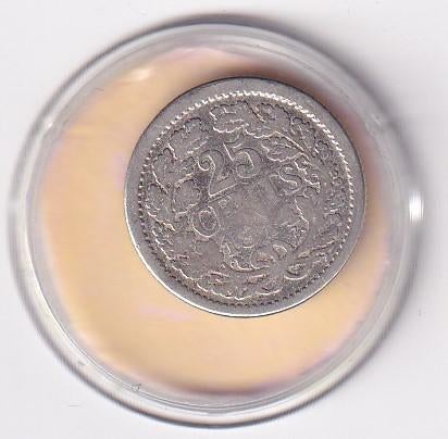 25 Cent 1914 in mindere kwaliteit, Postzegels en Munten, Munten | Nederland, Verzenden, Zilver, 25 cent, Koningin Wilhelmina