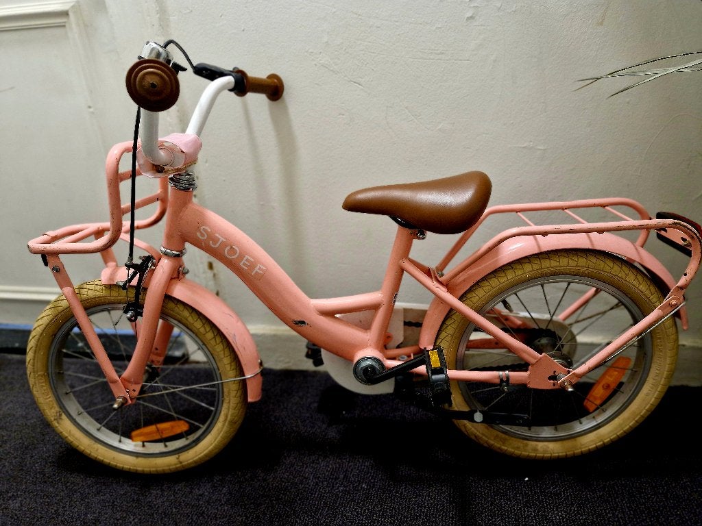 Leuke fiets meisje 16 inch, Ophalen, Gebruikt, 16 tot 20 inch, Sjoef