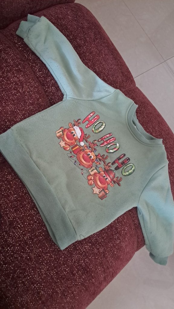 Kinder kersttrui, Ophalen, Zo goed als nieuw, Jongen of Meisje, Trui of Vest