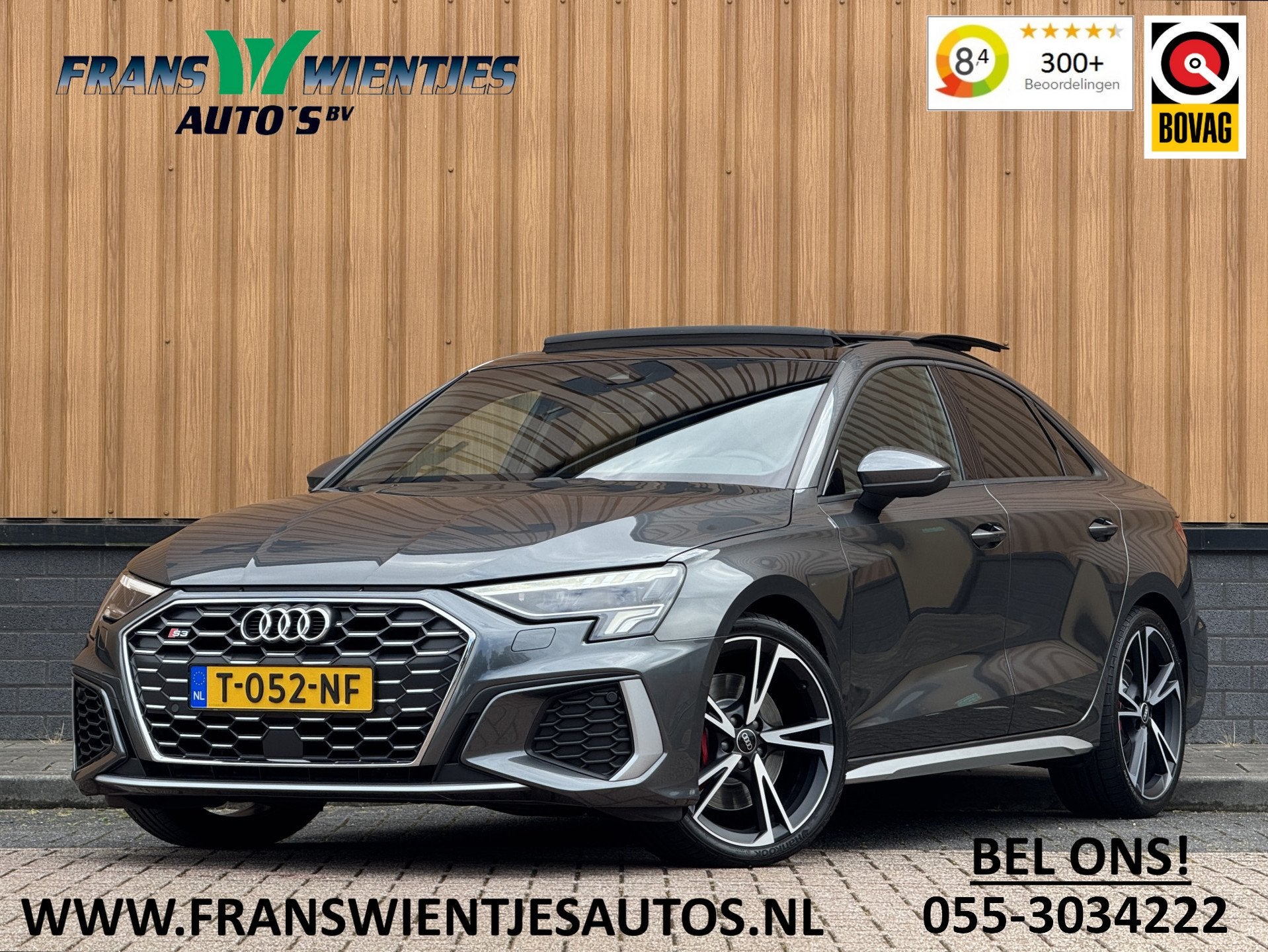 Audi A3 Limousine 2.0 TFSI S3 quattro | 310 PK! | Panoramada, Automaat, Gebruikt, 4 cilinders, 1984 cc