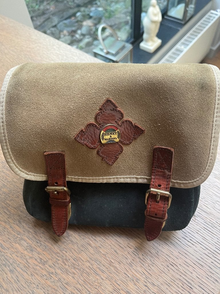 Leren tas van Henry&Martin’s, collector’s item, Ophalen of Verzenden, Gebruikt, Overige kleuren, Handtas
