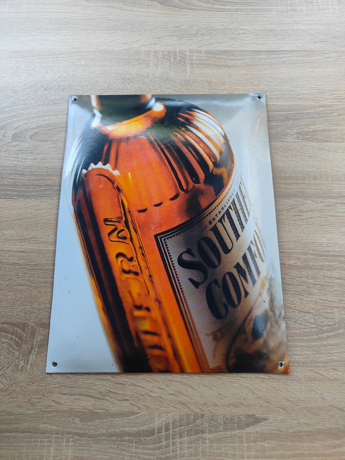 emaille Southern Comfort gietijzeren reclamebord, Ophalen of Verzenden