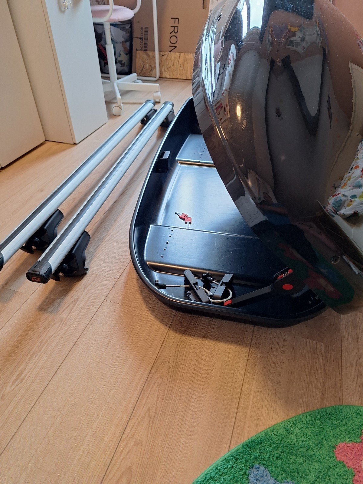 G3 Dakkoffer met dakdragers - Zo goed als nieuw, Auto diversen, Dakkoffers, Ophalen, Zo goed als nieuw