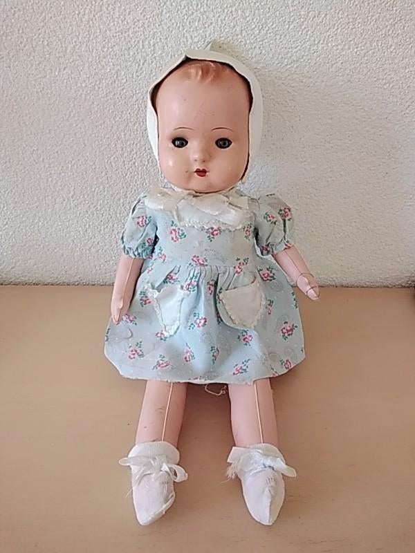 Schattig popje, jaren 50/60, Ophalen of Verzenden, Gebruikt, Pop