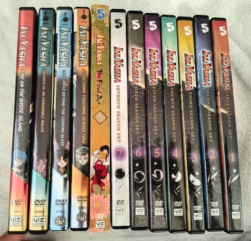 Inuyasha complete serie + films dvd zgan, Engels, Overige genres, Engels, Ophalen of Verzenden