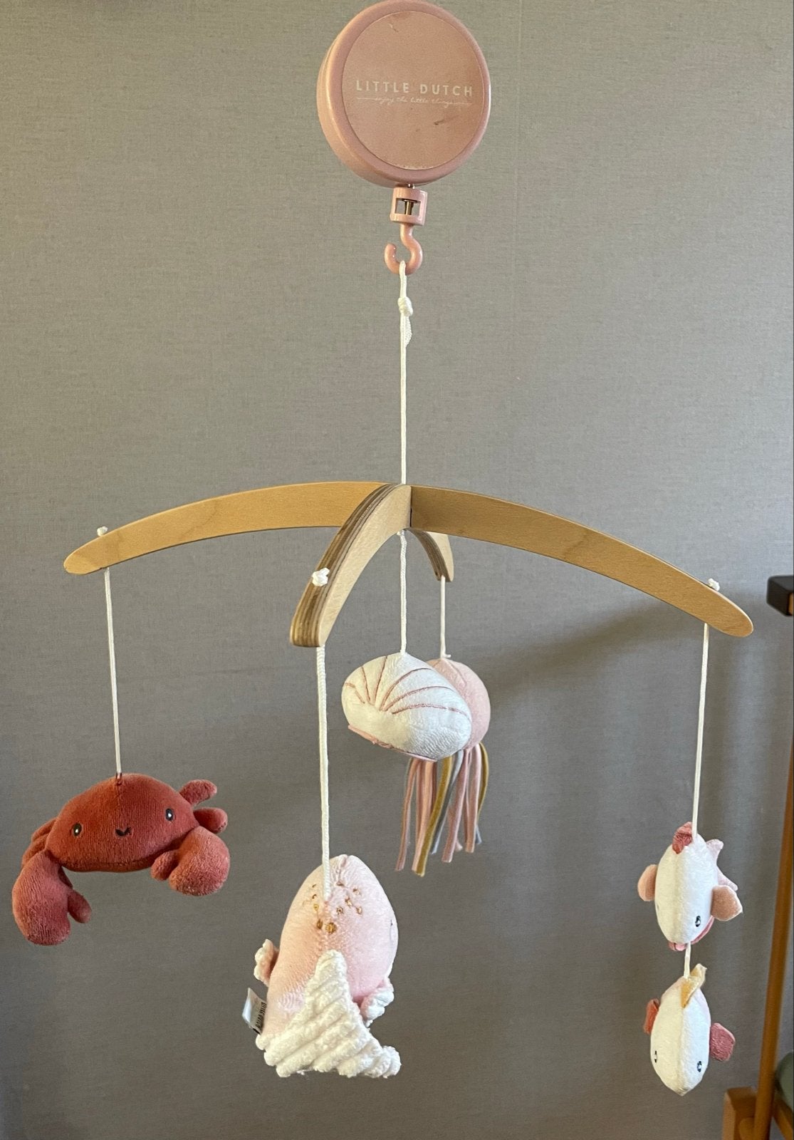 Little Dutch Muziekmobiel Ocean Pink, Ophalen, Gebruikt, Mobiel, Met geluid