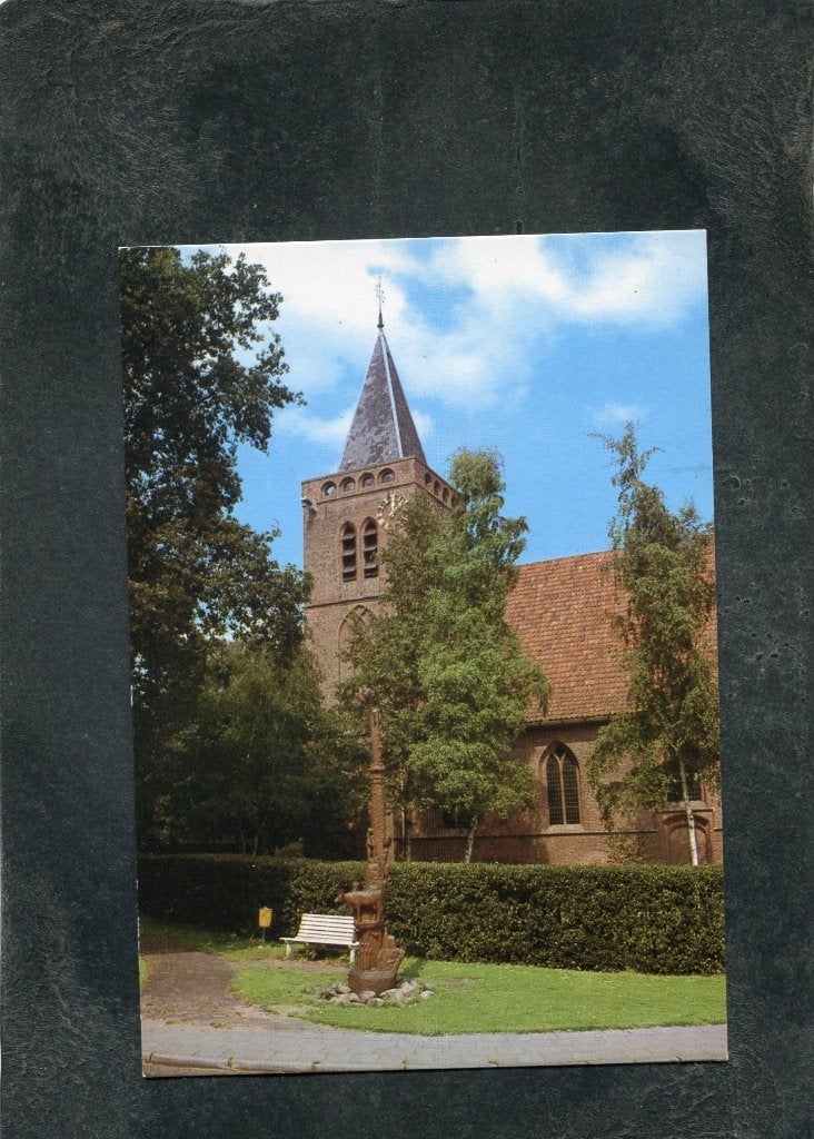 Ansicht Blaricum - Ned. Herv. Kerk met Erfgooiersboom, Verzenden, 1980 tot heden, Ongelopen