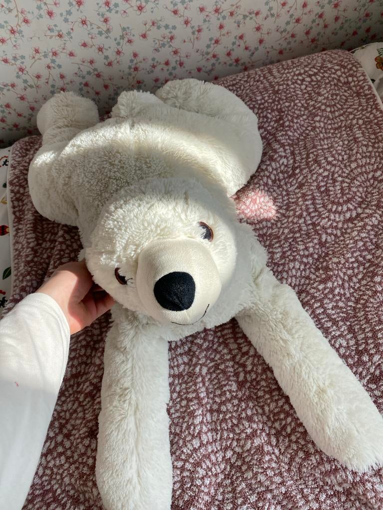 IKEA IJsbeer Knuffel - Zacht en Groot, Kinderen en Baby's, Speelgoed | Knuffels en Pluche, Zo goed als nieuw, Beer, Ophalen