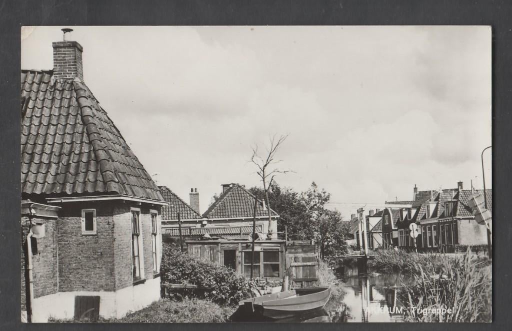 Akkrum Trigreppel 1969 Gelopen Klein formaat kaart, Verzenden, 1960 tot 1980, Gelopen, Friesland