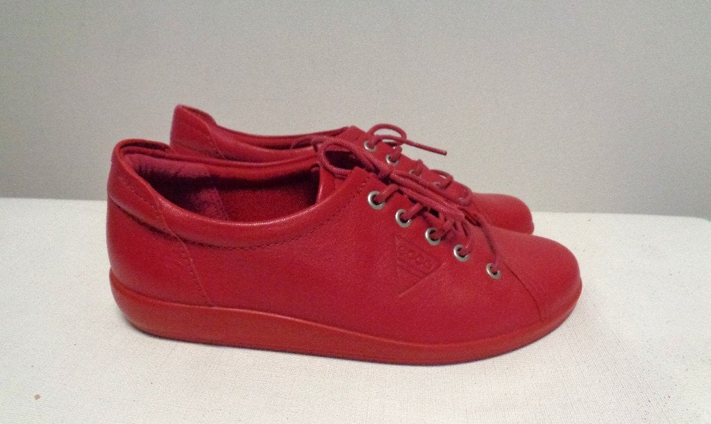schoen ecco, Kleding | Dames, Schoenen, Ecco, Verzenden, Rood, Sneakers of Gympen