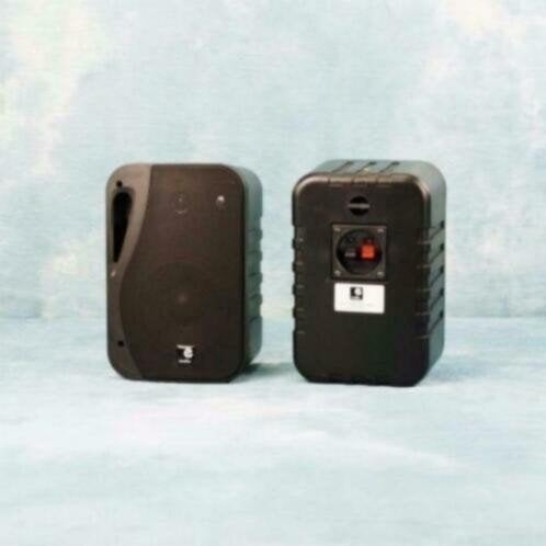 3 Weg mini speakers 13 cm 80 Watt Rms met beugels Zwart, Overige merken, ., Nieuw, Ophalen of Verzenden