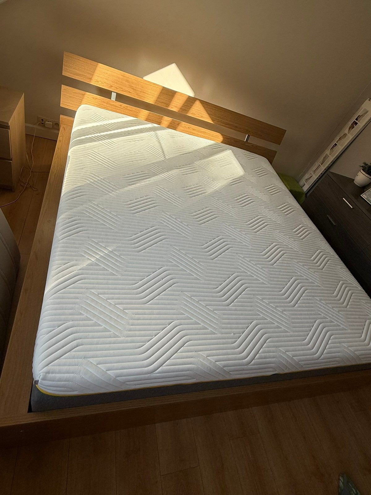 Tempur sensation elite 25cm 180x200 matras, Ophalen, Zo goed als nieuw, Tweepersoons, 180 cm