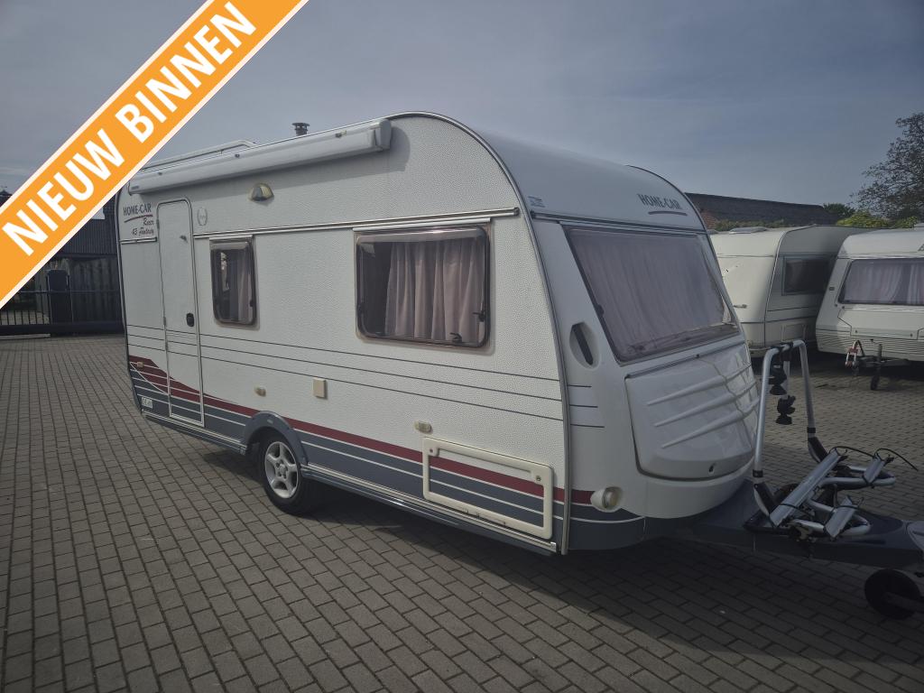 Home-Car Racer 43 Fantasy + Voortent Omnistore, Caravans en Kamperen, Caravans, Home-car, Bedrijf, Treinzit, 750 - 1000 kg
