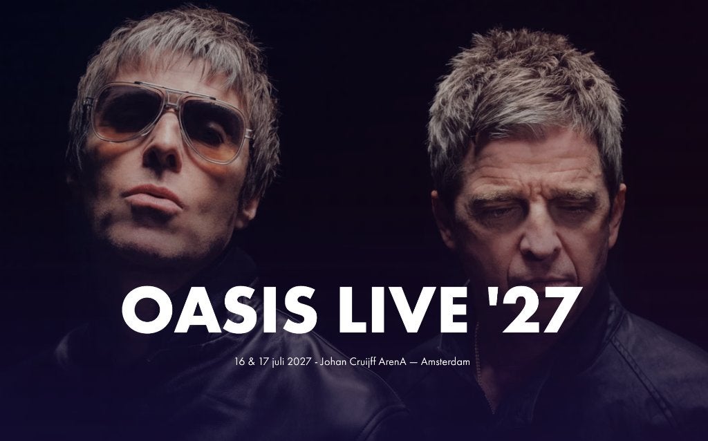 Oasis Live '27 | 2x VIP Kaarten 16 juli, Twee personen, Juli