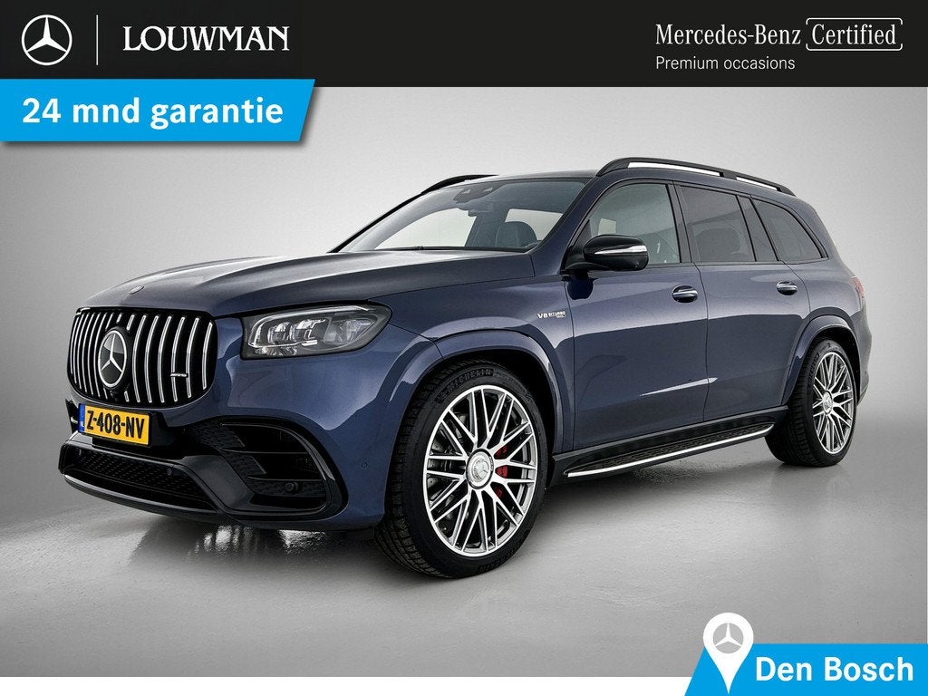 Mercedes-Benz GLS AMG 63 4MATIC+ | Panoramadak | Alarm | Ele, Auto's, Mercedes-Benz, 12 maanden, Gebruikt, Blauw, 7 stoelen