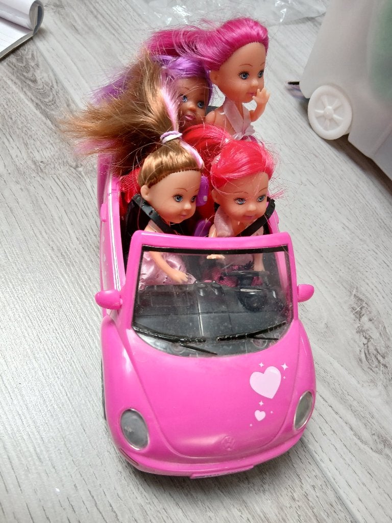 Barbie, Evi Cabriolet, Ophalen of Verzenden, Gebruikt, Barbie