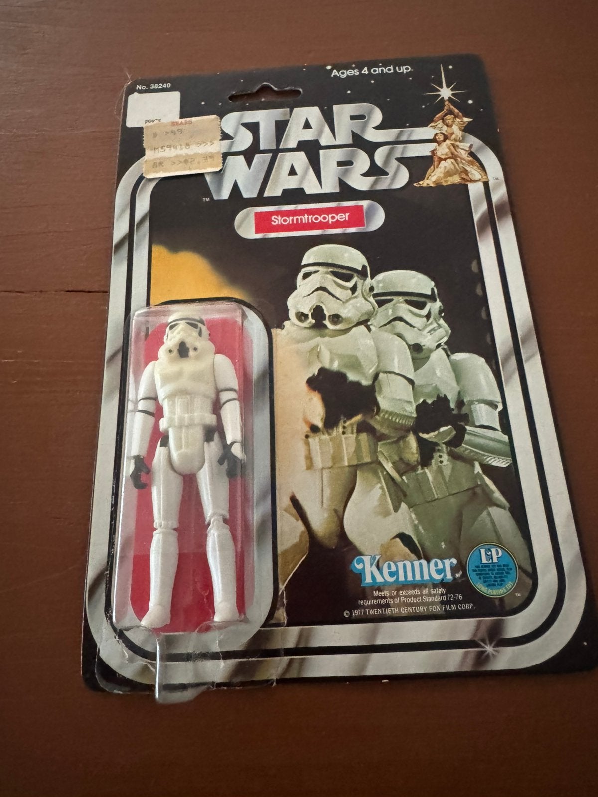 Star Wars vintage stormtrooper 12 back 1977, Verzamelen, Star Wars, Ophalen, Zo goed als nieuw, Actiefiguurtje