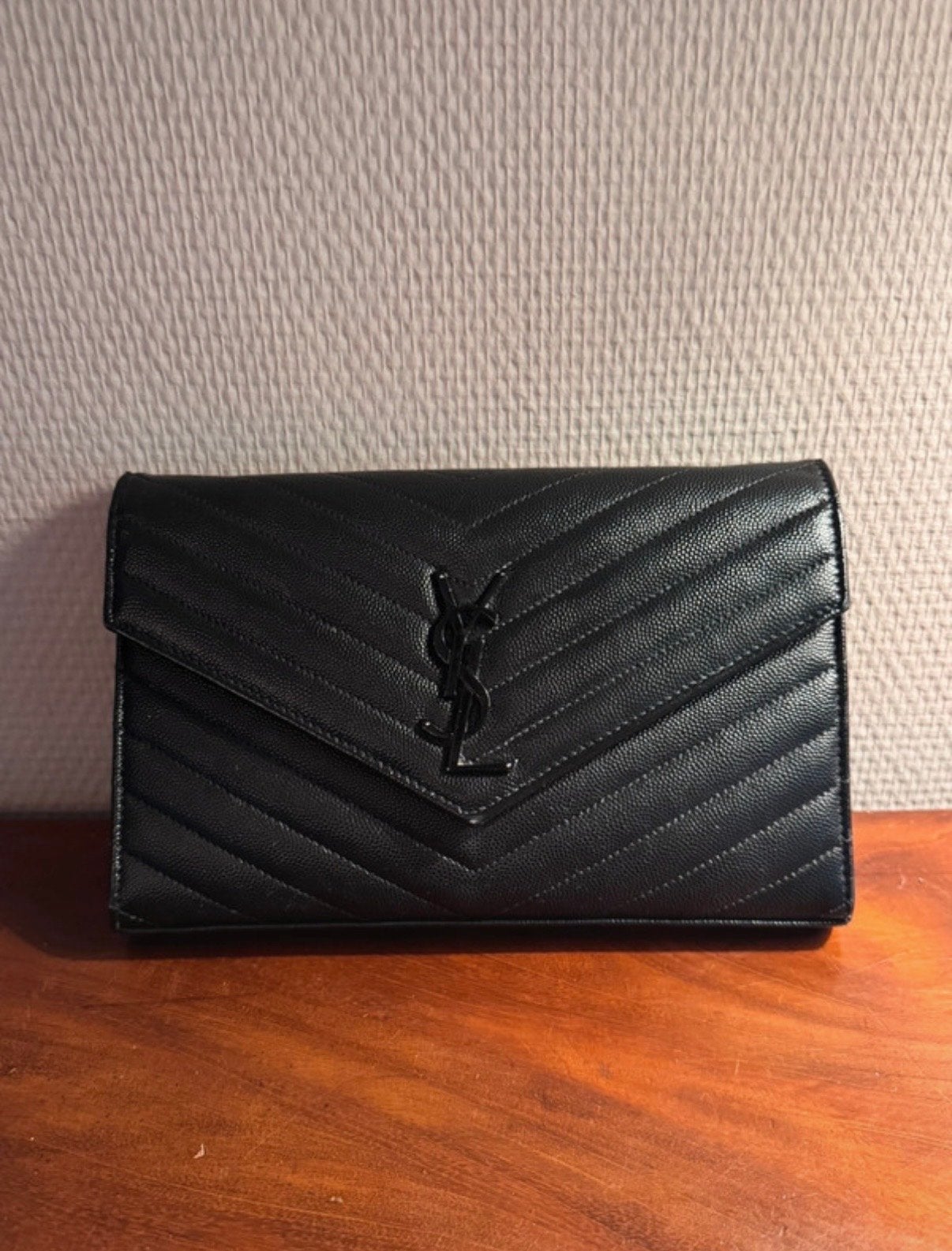 Saint Laurent YSL tas, Ophalen of Verzenden, Gebruikt, Zwart, Schoudertasje