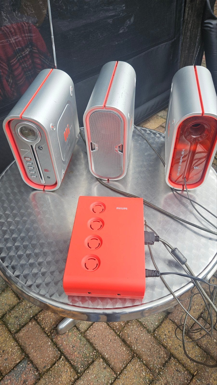 Philips Microset met CD-speler, radio en speakers, Ophalen of Verzenden