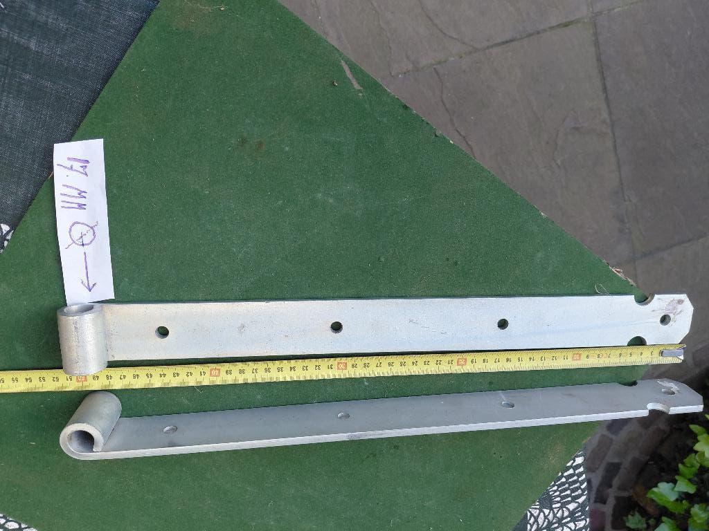 te koop 2 nieuwe poort hengen  50 cm lang, Tuin en Terras, Tuinpoorten, Nieuw, Ophalen of Verzenden, Draaipoort, 150 tot 200 cm