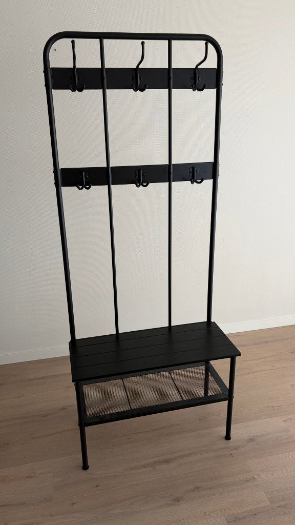 Ikea Kapstok en Bank NIPÅSEN, Zo goed als nieuw, Metaal, 150 tot 200 cm, Ophalen