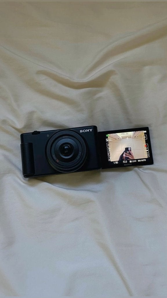 Sony ZV-1F Vlogcamera + Accessoires te koop, 20x of meer, Overige soorten, Ophalen of Verzenden, Zo goed als nieuw