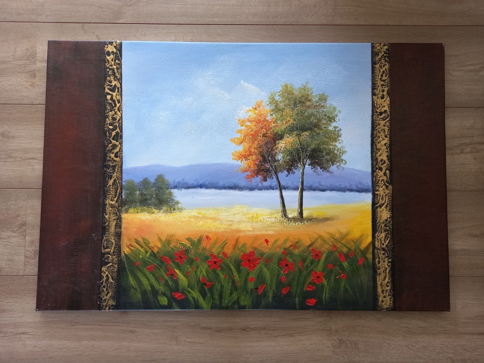 Schilderij met 2 bomen, Antiek en Kunst, Ophalen