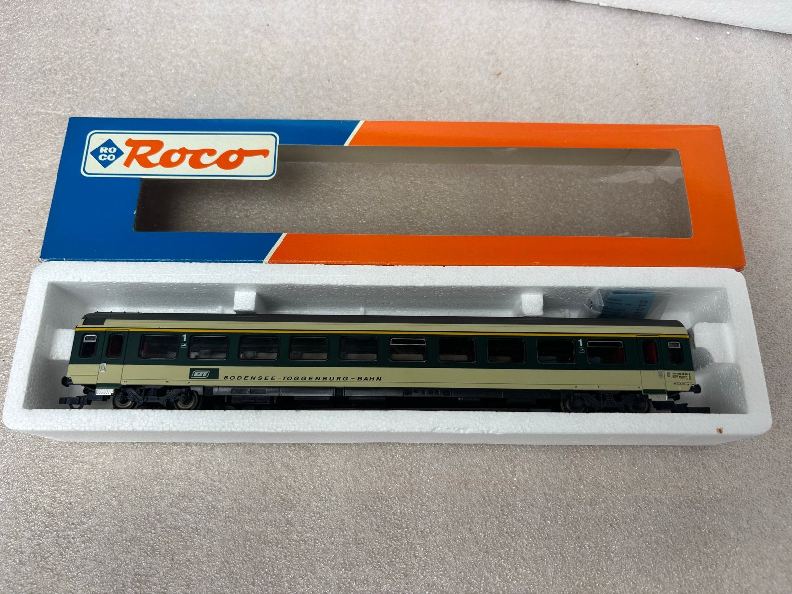 Roco 44348 SBB 1.KL. Bodensee-Toggenburg-Bahn Wagon H0, Ophalen of Verzenden, Zo goed als nieuw, Wagon, Roco