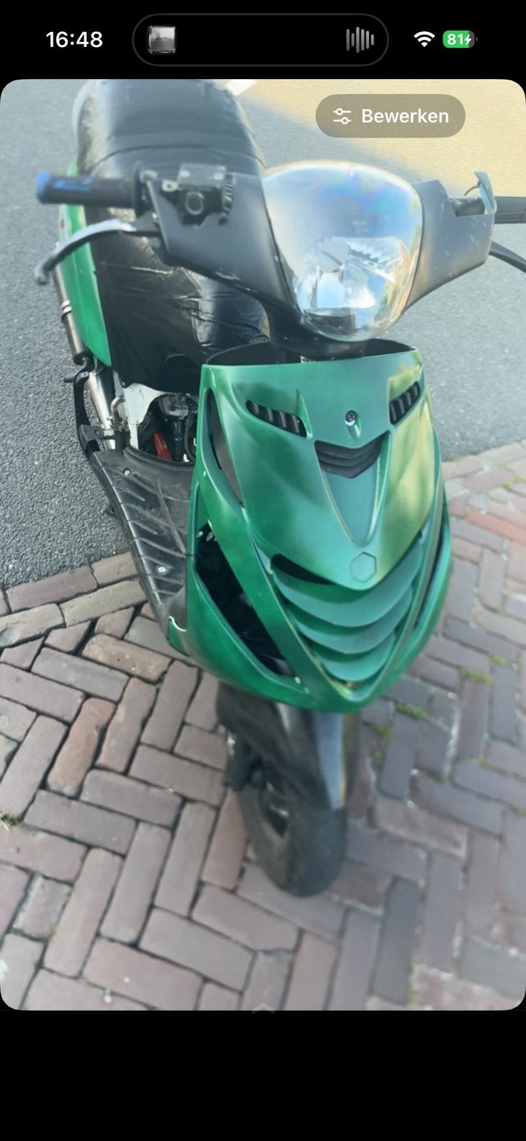 Zip 70cc dg runner blok zonder 123, Fietsen en Brommers, Ophalen, Piaggio, Tweetakt, Zo goed als nieuw