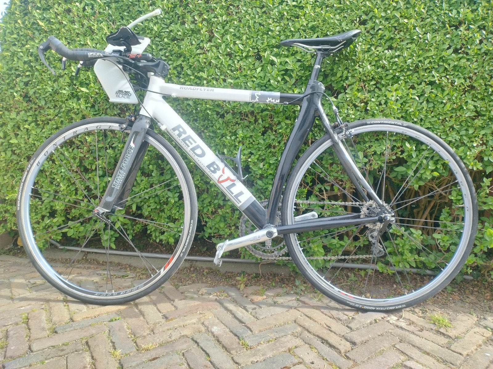 Tijdrit triathlon racefiets, Gebruikt, Velgrem, Meer dan 20 versnellingen, 53 tot 57 cm