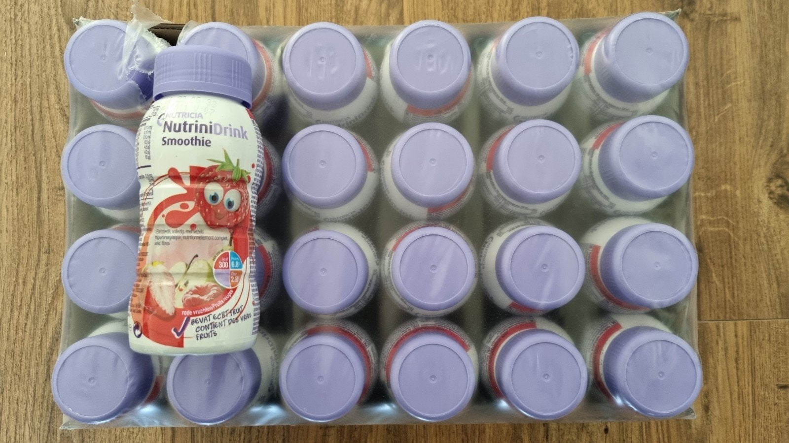Nutrinidrink nutridrink nutri drink smoothie rode vruchten, Ophalen of Verzenden