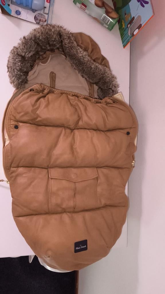 Elodie Details Voetenzak - Bruin met Bontkraag, Ophalen, Zo goed als nieuw, Elodie Details, Jongetje of Meisje