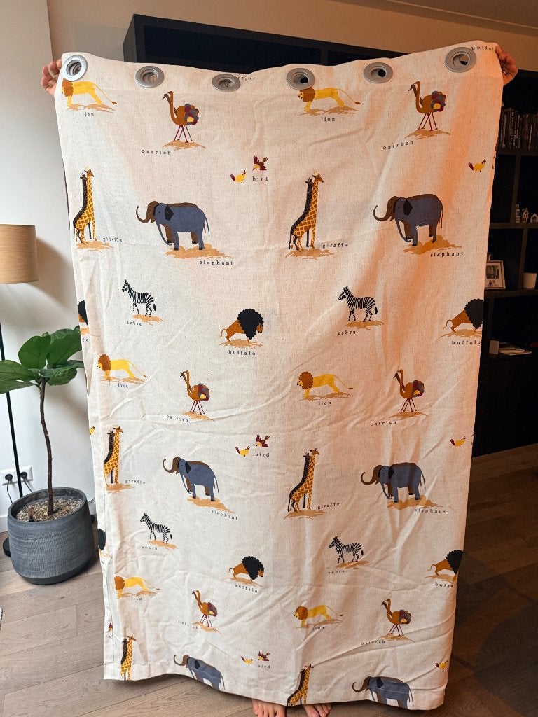 Leuke gordijnen voor de kinderkamer 200x240, Beige, Ophalen, Nieuw, Wanddecoratie