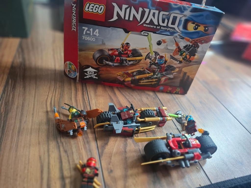 Lego Ninjago 70600 Ninja Bike Chase Complete Set, Gebruikt, Lego, Ophalen of Verzenden, Compleet