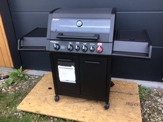 Enders Monroe Pro 4 SIK Turbo Gas Barbecue Mat Zwart, .., Nieuw, ENDERS, Enders