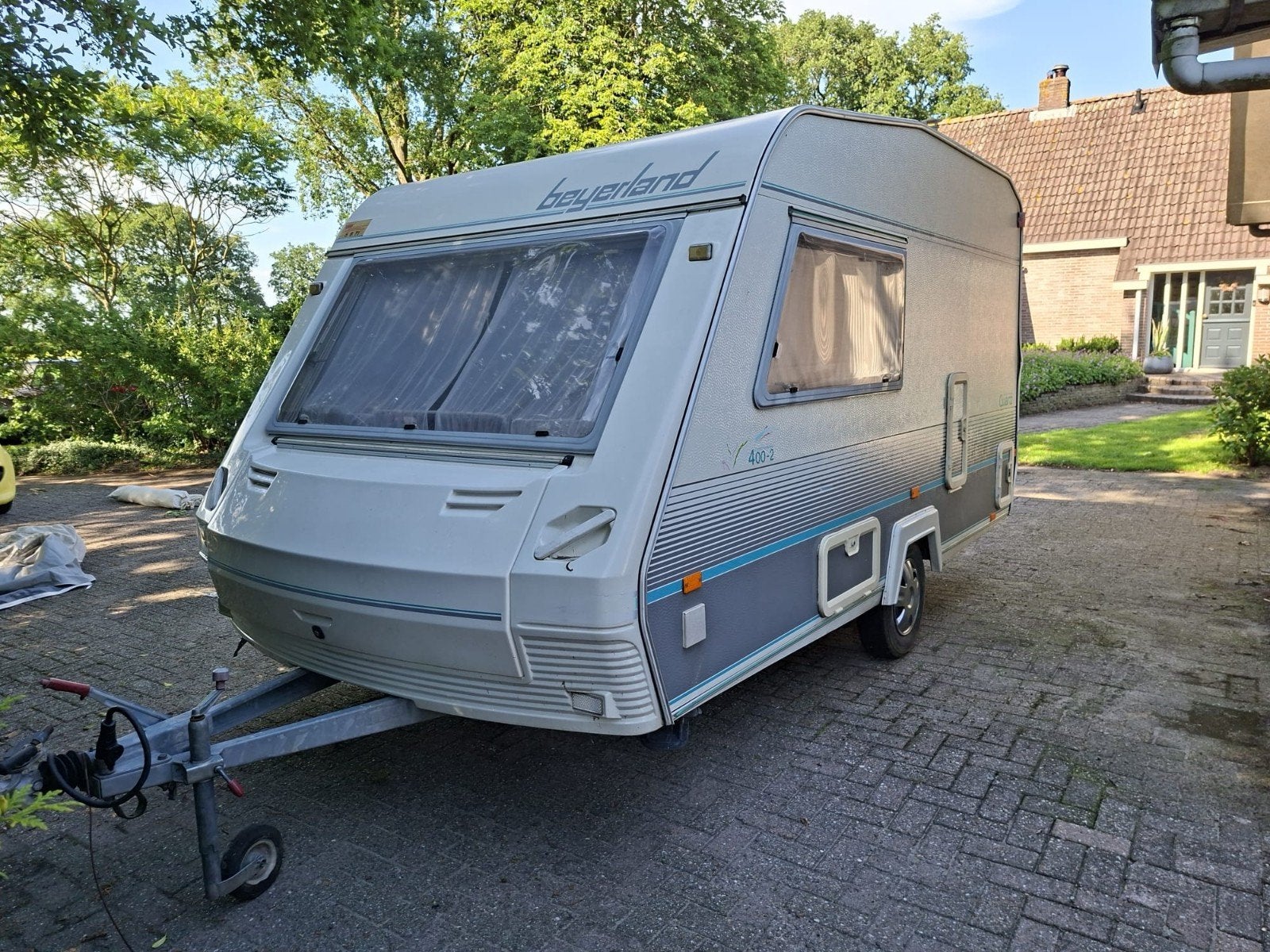 Caravan beyerland quartz 400.2, Caravans en Kamperen, Caravans, Treinzit, 750 - 1000 kg, Particulier, 4 tot 5 meter