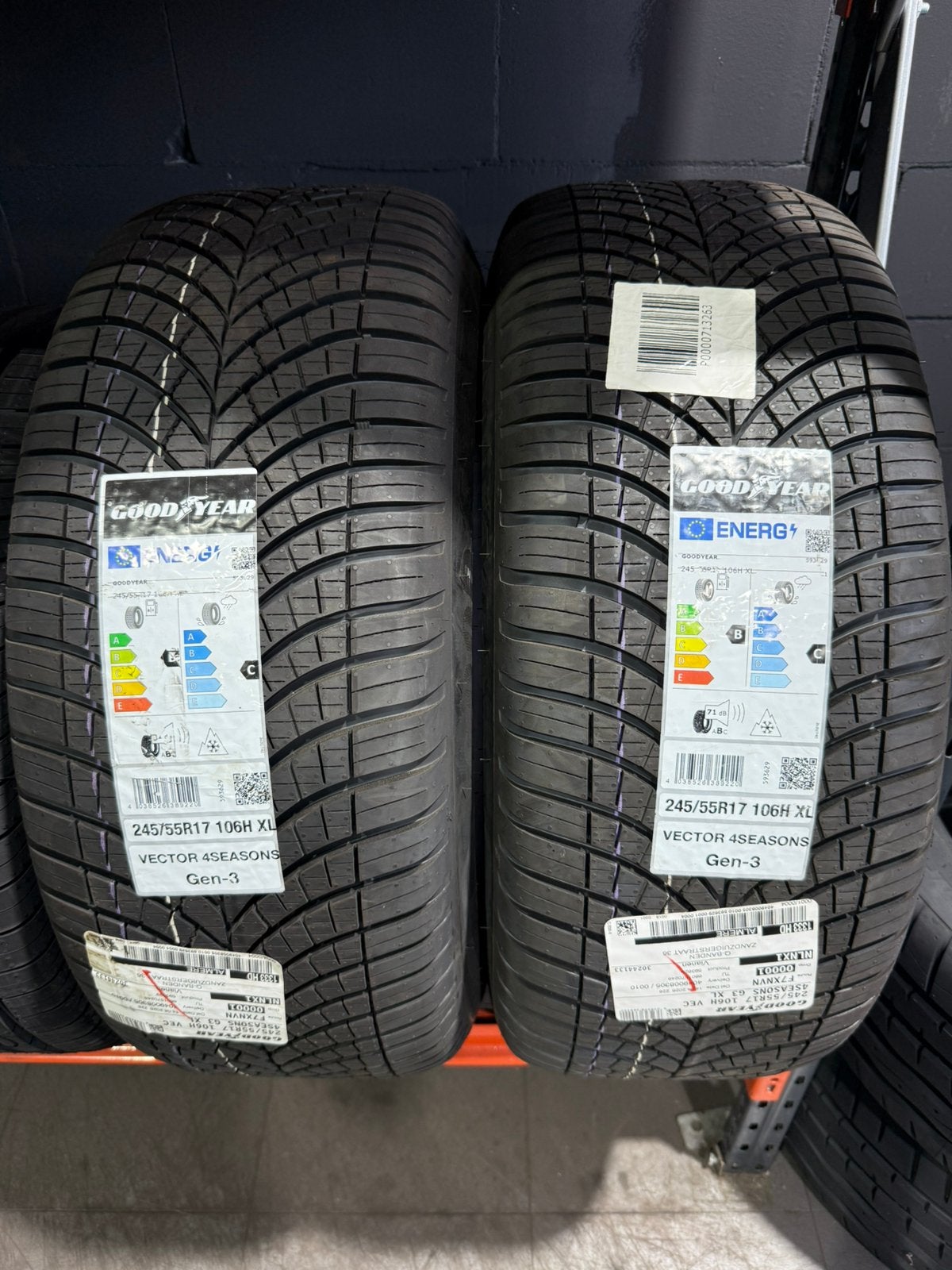 245/55R17 Goodyear Vector 4Seasons Gen-3 AllSeason banden, Ophalen, Qbanden@gmail.com, Nieuw, 17 inch