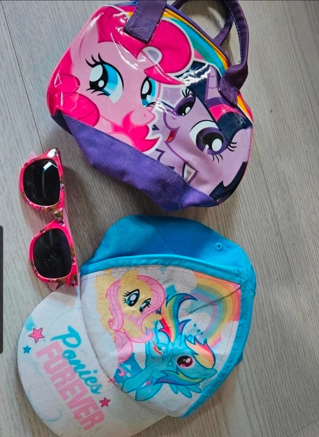 My Little Pony pakket: tasje, zonnebril en petje, Ophalen of Verzenden