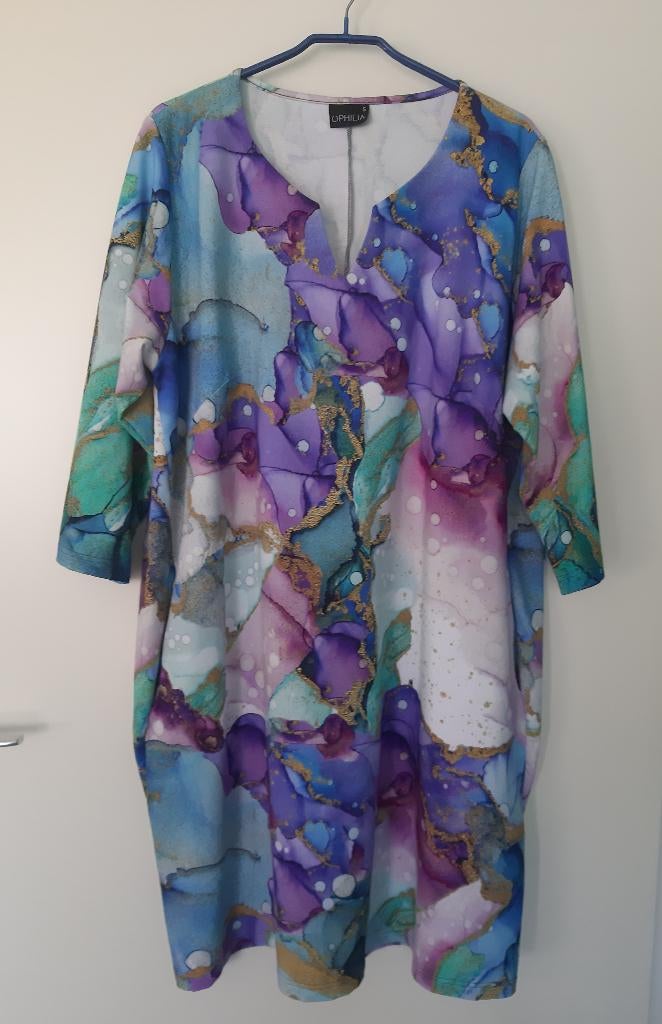 Aparte jurk van Ophilia  mt 5. Nu in prijs verlaagd, Blauw, Jurk, Nieuw, Ophalen of Verzenden
