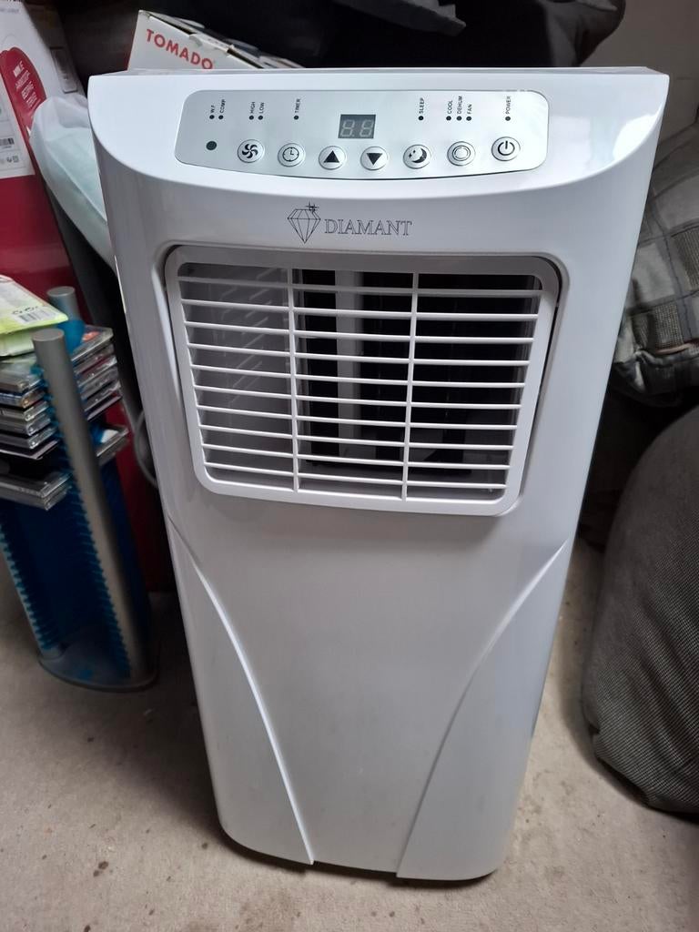 Diamant Mobiele Airco 9000 BTU/h met Afstandsbediening, Witgoed en Apparatuur, Airco's, Zo goed als nieuw, Mobiele airco, 60 tot 100 m³