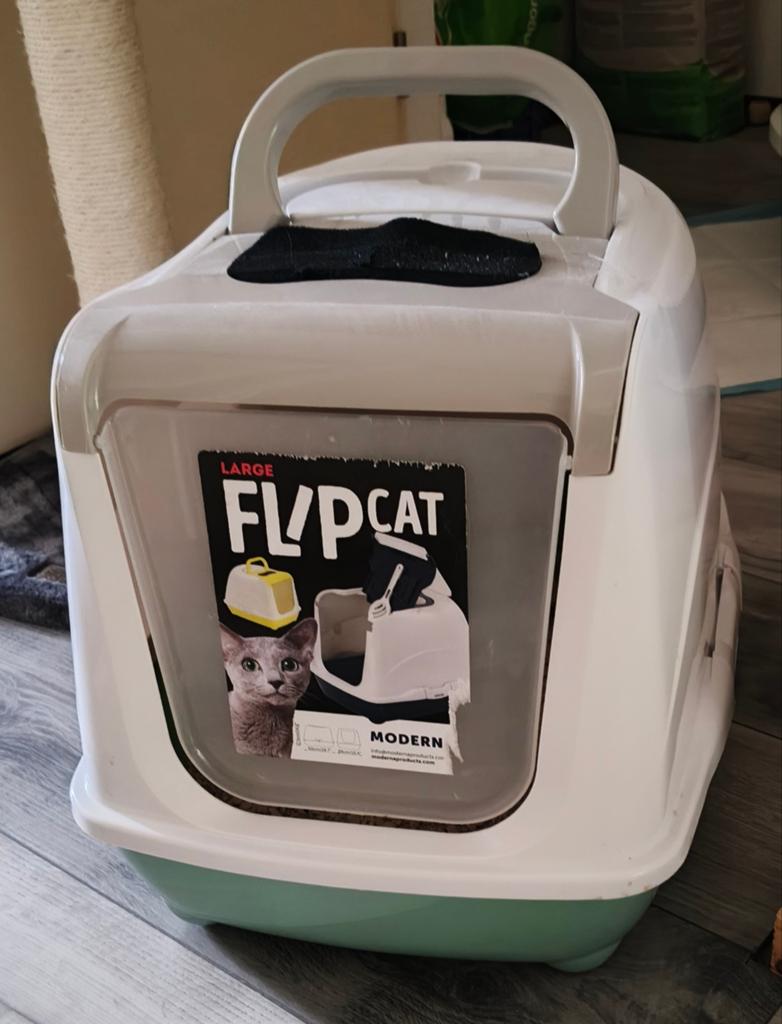 Kattenbak Flipcat, Ophalen of Verzenden, Zo goed als nieuw