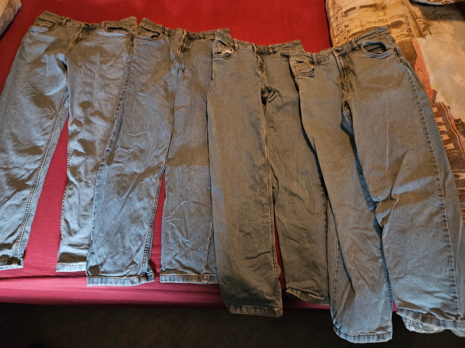 4 spijkerbroeken van europa kids, Broek, Jongen of Meisje, Ophalen of Verzenden, Zo goed als nieuw
