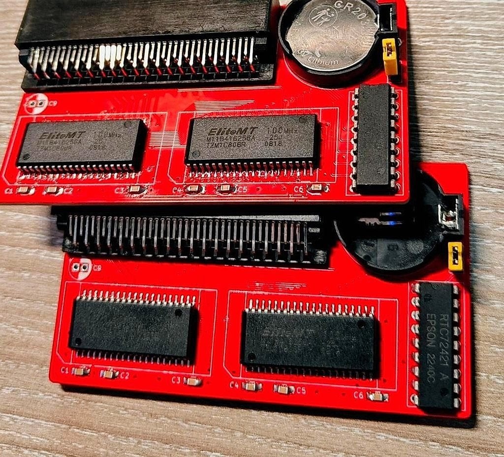 Amiga 600 - 1Mb Chip ram geheugen uitbreiding met klok, Computers en Software, Vintage Computers, Verzenden