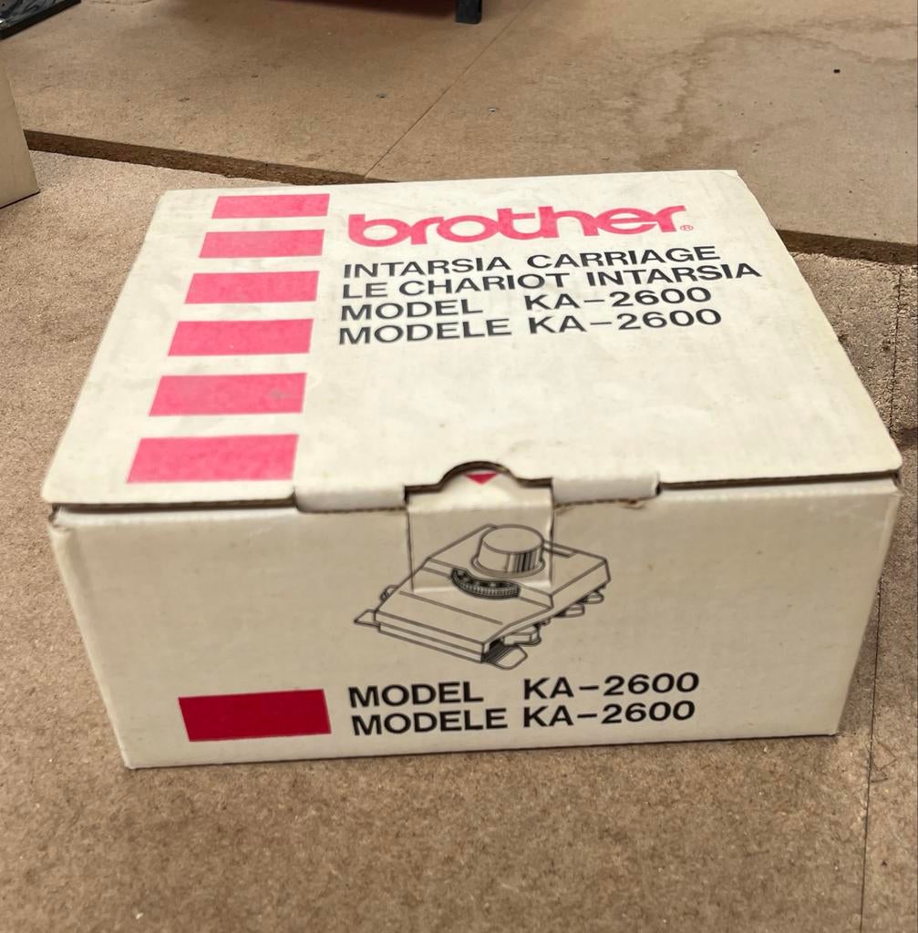 Brother Intarsia Carriage KA-2600 voor breimachine, Ophalen of Verzenden, Zo goed als nieuw, Toebehoren, Brother