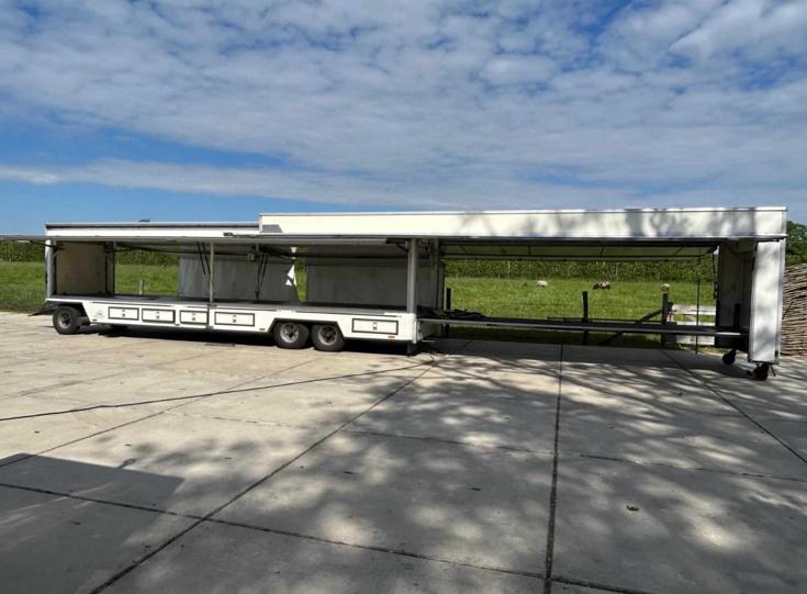 Verkoopwagen Marktwagen 10 Meter Uitschuifbaar 16 Meter!, Ophalen