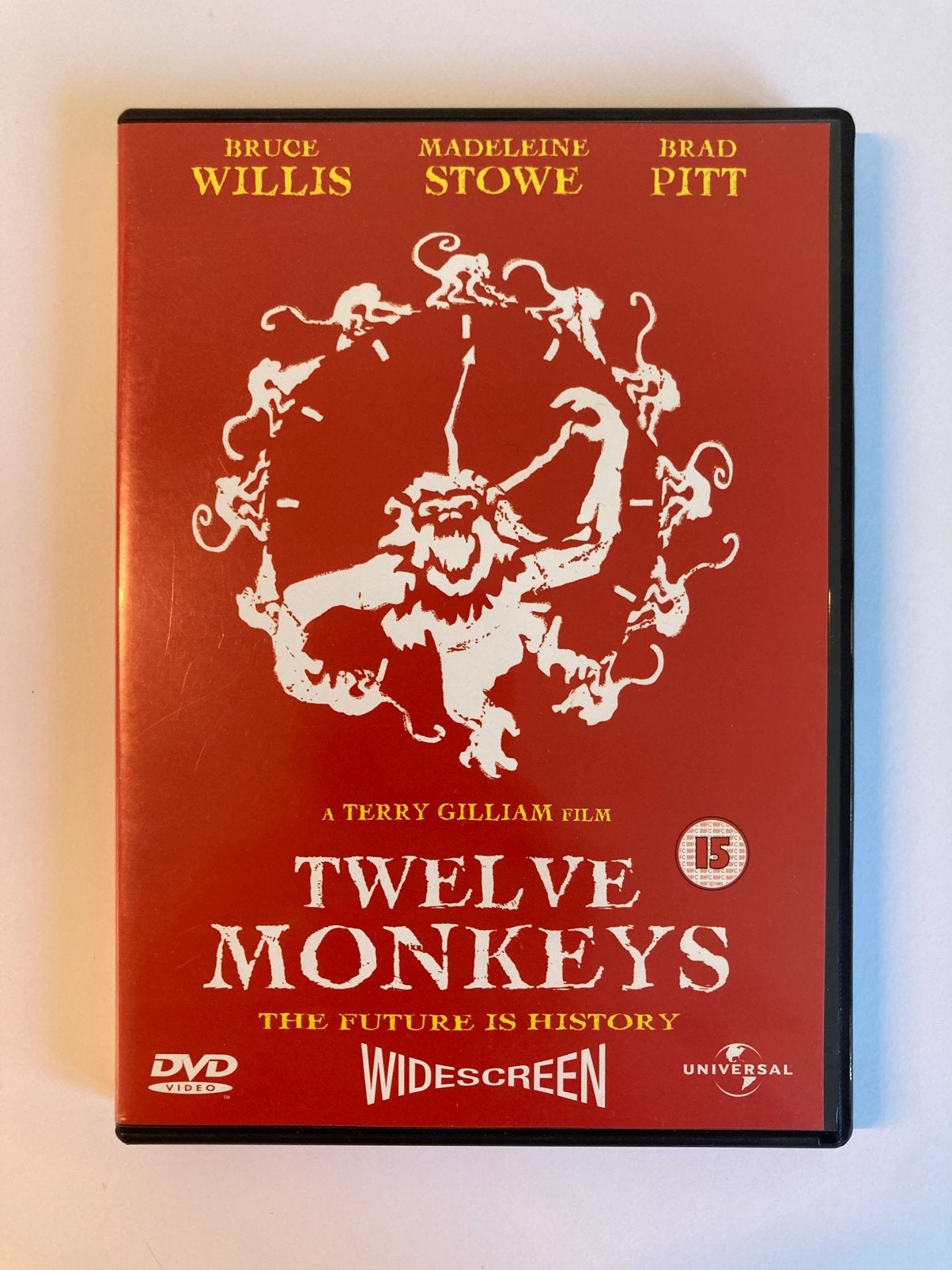 Twelve Monkeys / 12 Monkeys, 1995 / DVD / Engelse import, Vanaf 16 jaar, Ophalen of Verzenden, Zo goed als nieuw, Science Fiction