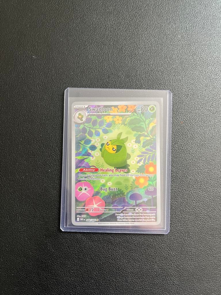 Pokémon Kaart Swadloon 088/098 - Zo goed als nieuw, Ophalen of Verzenden, Zo goed als nieuw, Losse kaart