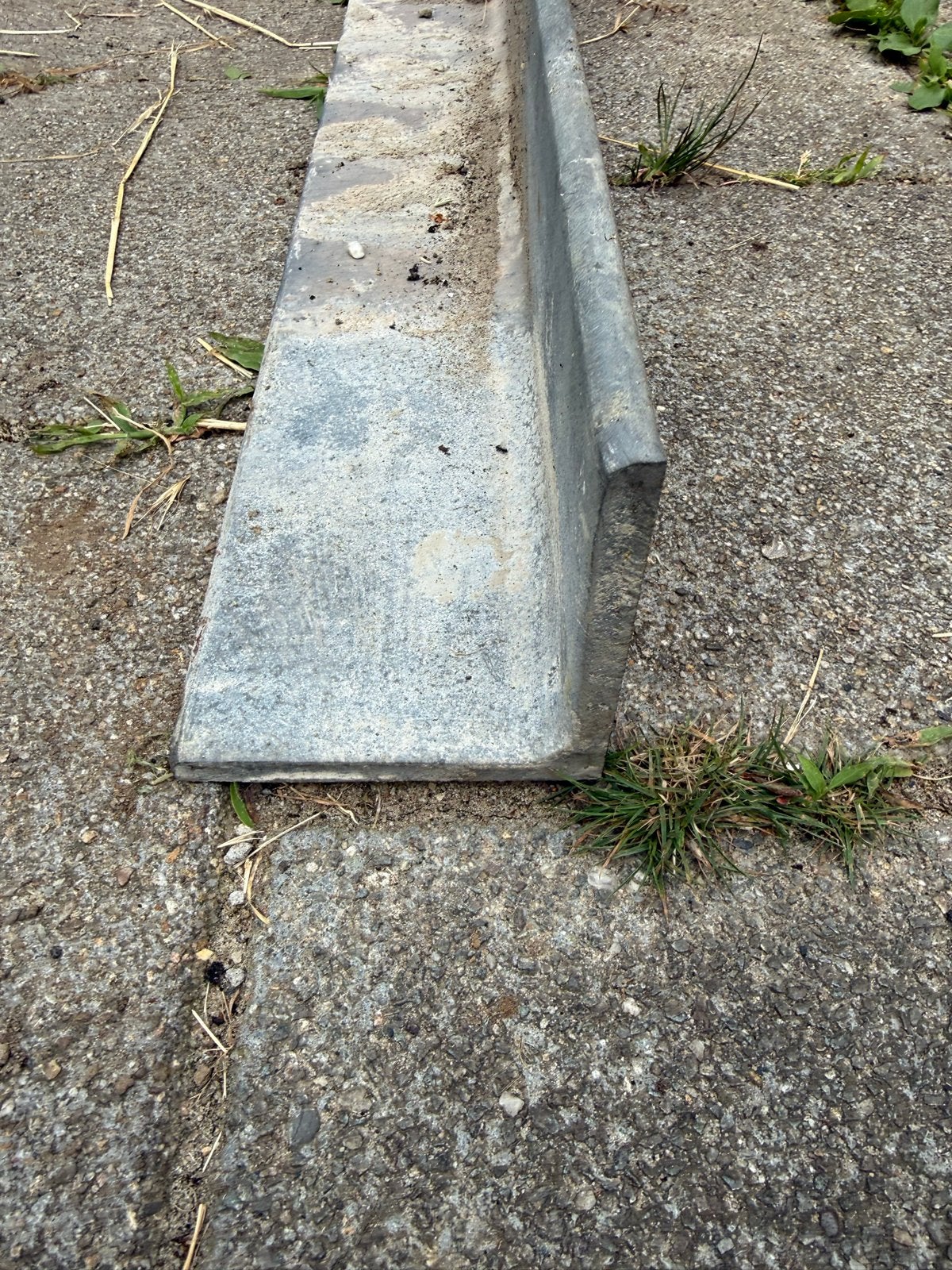 Metalen L-profiel / Hoekijzer - 210 cm lang, Doe-het-zelf en Verbouw, Metalen, Ophalen, Gebruikt, IJzer