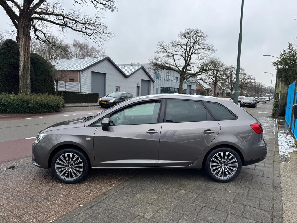 SEAT Ibiza ST 1.2 Tsi Clima Elek Pakket Lmv Pdc Bluetooth, Voorwielaandrijving, Stof, Gebruikt, Zwart
