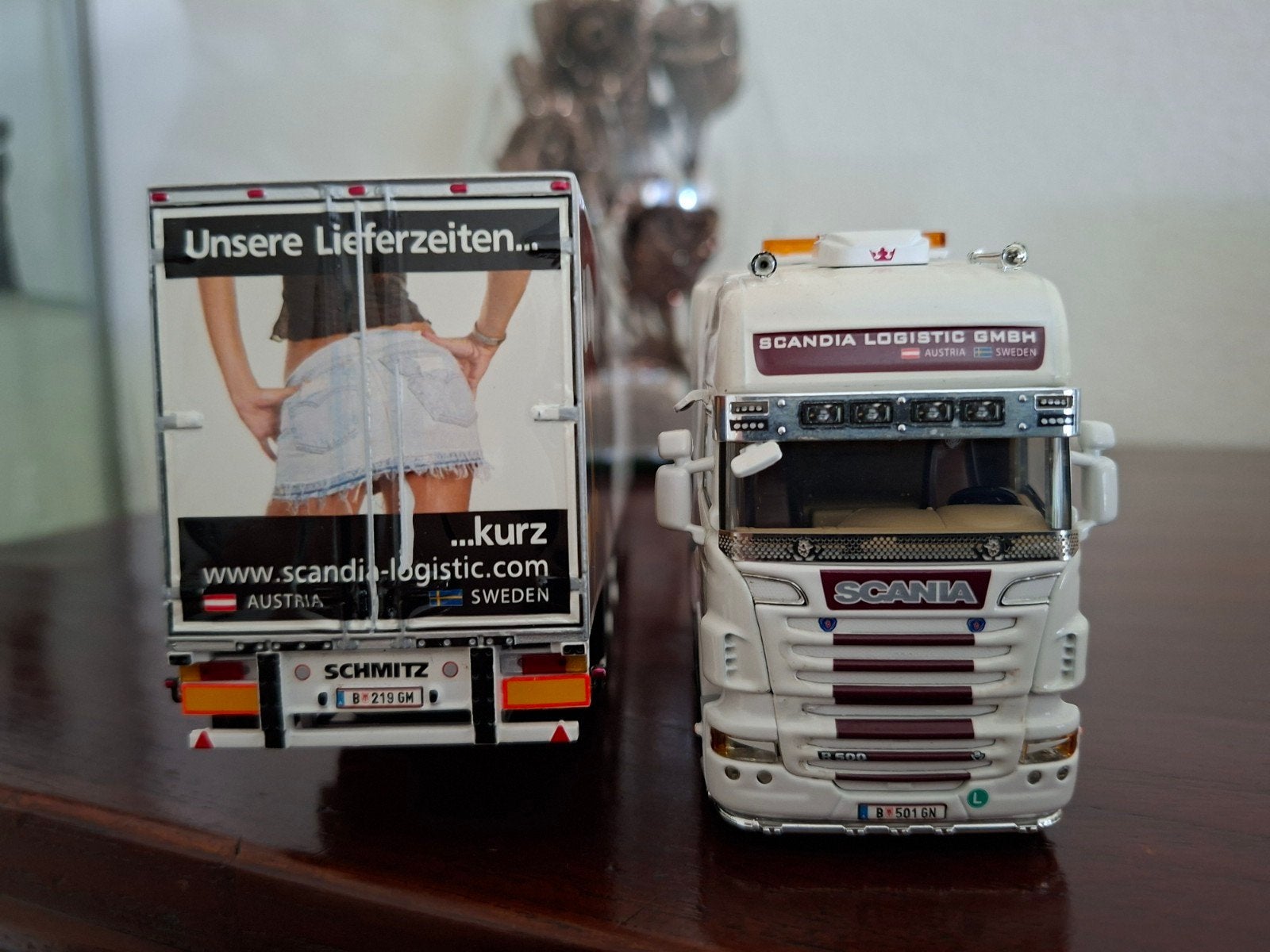 wsi Scania R 500 Scandia Logistic ZGAN, Ophalen of Verzenden, Zo goed als nieuw, Bus of Vrachtwagen, Wsi
